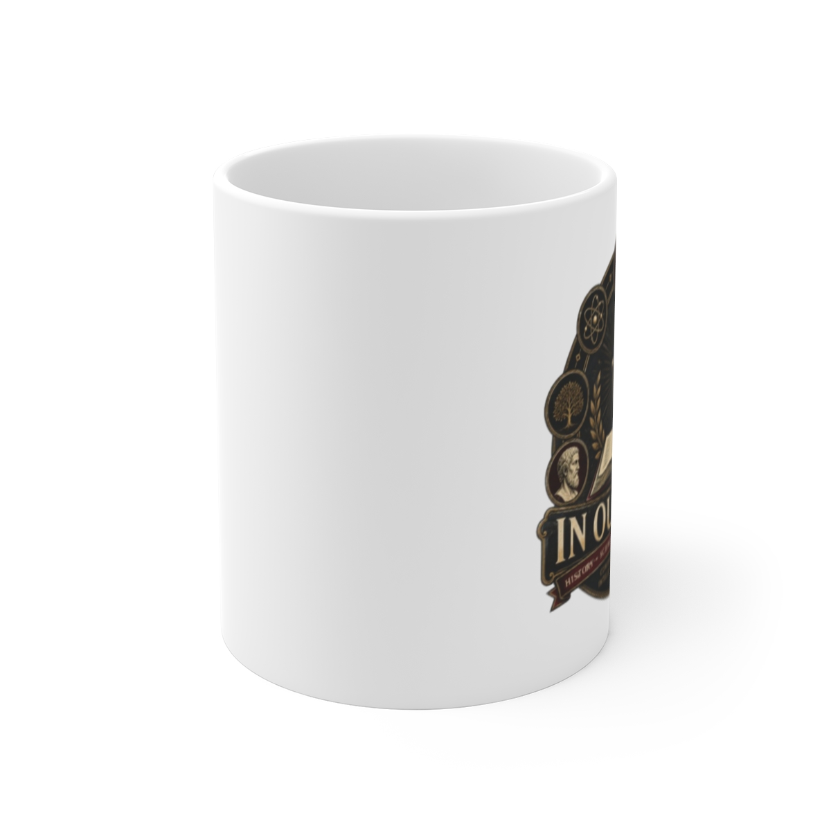 In Our Time White Mug - alternate angle 1, merchandise